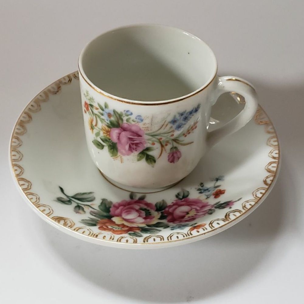 S.G.K. China Cup and Saucer Made in Occupied Japan